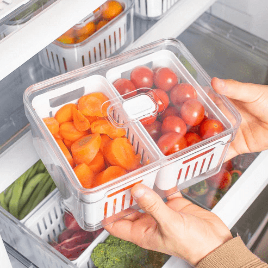 Pote para Geladeira Clear Fresh com 2 Cestos 2,2L