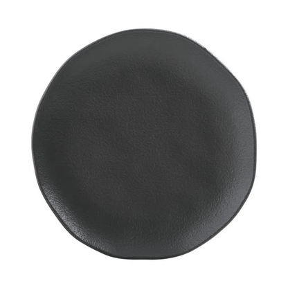 Prato de Sobremesa Orgânico Matte Preto 20cm