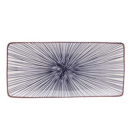 Prato Retangular em Porcelana Koji 25cm