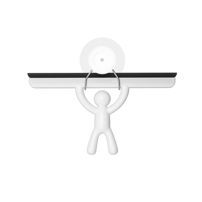 Rodo de Pia com Suporte Buddy Fixação Adesivo Branco 26,7cm
