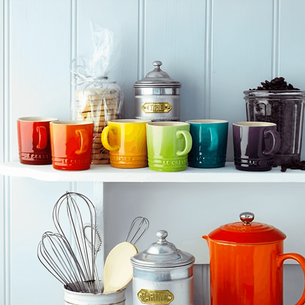 Set De 6 Canecas Espresso Cerâmica Gift Collection Le Creuset - 100 ml