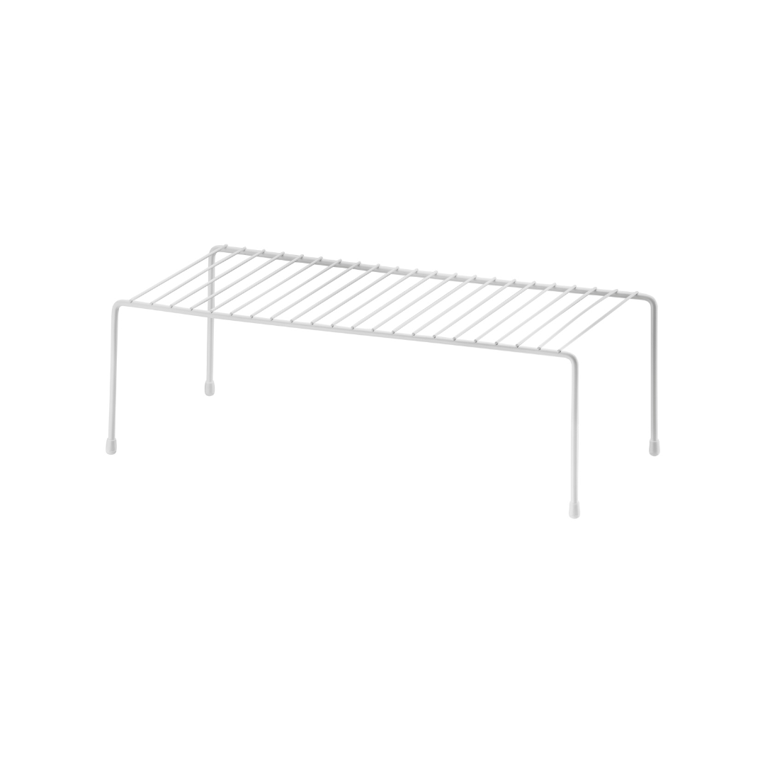 Suporte Organizador de Armário Grande 44,5cm Branco Design Moderno
