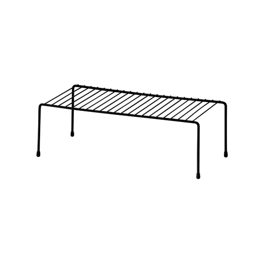 Suporte Organizador de Armário Grande 44,5cm Preto Design Moderno