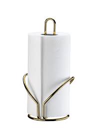 Suporte Porta Rolo de Papel Toalha Dourado
