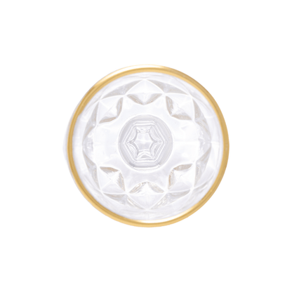 Taça de Licor em Vidro com FIo de Ouro Diamond 50ml