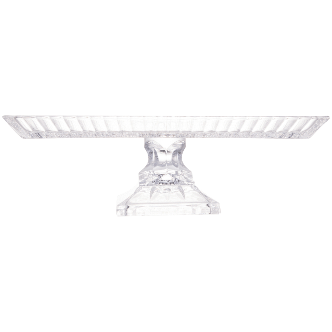 Travessa Lys com Pé Cristal de Chumbo 34cm