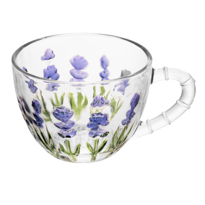 Xícara de Café com Pires Lavanda 80ml
